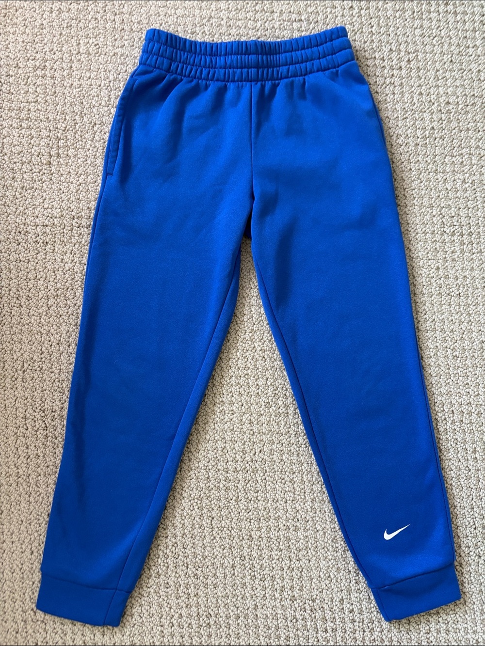 Nike Boys Bright Blue Joggers Size Small